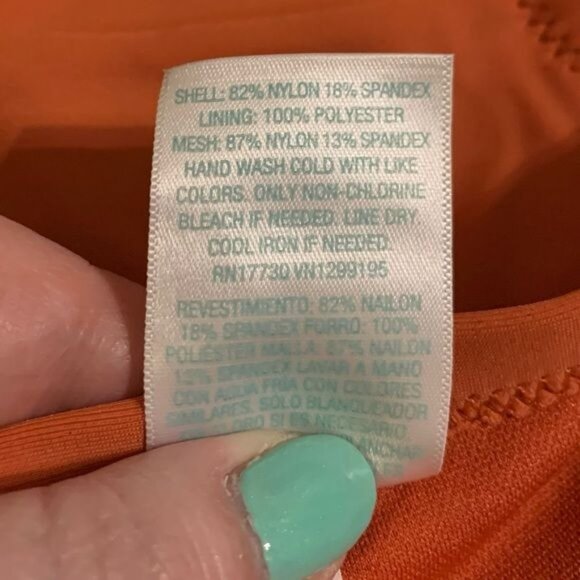 Kona Sol high coverage hipster bikini swimsuit bottom in rust red size 20/22 - Picture 7 of 9